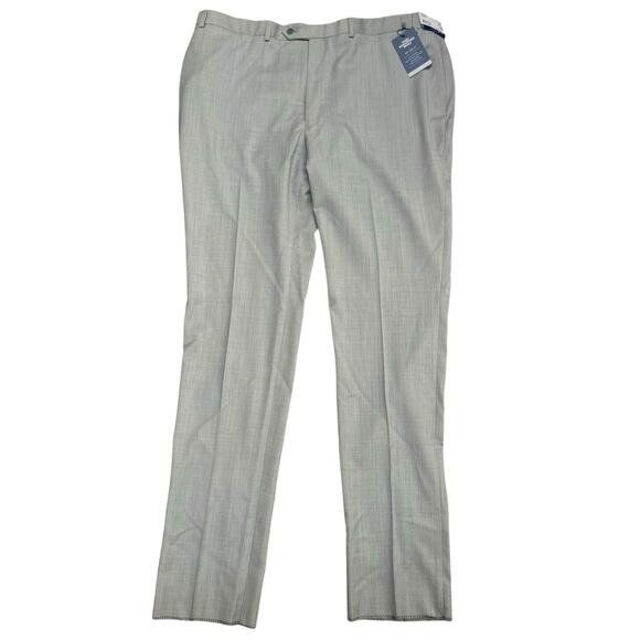 Hart Schaffner Marx Other - $155 Hart Schaffner Marx NEW YORK Fit Wool Dress Pants | Gray, 44 R Unhemmed